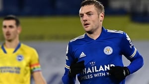 Jamie Vardy scored Leicester's second goal