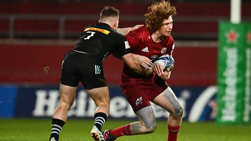 Ben Healy picked up an injury at Thomond