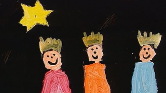 Child's drawing of the Three Wise Men (1995)