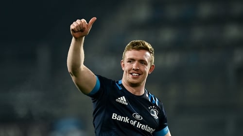 Dan Leavy during the Leinster Rugby captain's in Montpellier