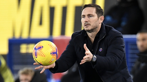Lampard's side suffered a setback at Everton