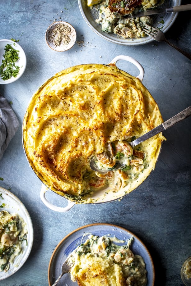 Donal Skehan's smokey fish pie