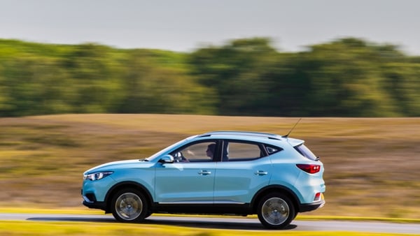 The MG ZS electric crossover has a claimed range of 263 kilometres.