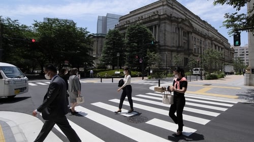 Bank of Japan said the 1.1% year-on-year rise in the weighted median inflation was the fastest pace on record