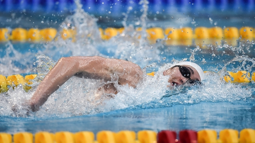 Jack McMillan was in scintillating form at the National Aquatic Centre