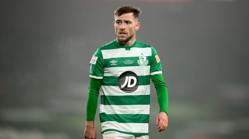 Jack Byrne made what could well be his last appearance for the Hoops in their Cup final defeat to Dundalk