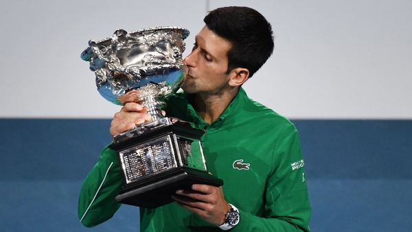 Novak Djokovic is the current Australian men's champion