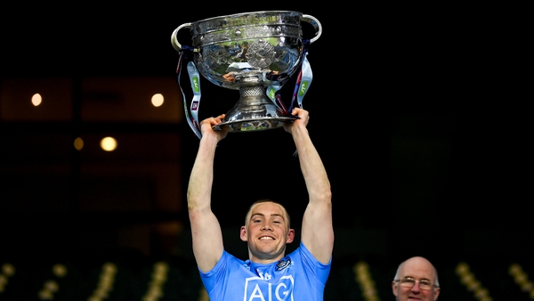 Con O'Callaghan lifts the Sam Maguire Cup
