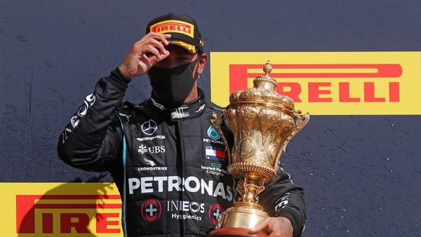 Hamilton was favourite to win the award after clinching a record-equalling seventh F1 world title