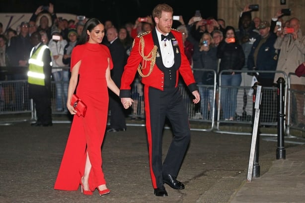 The Duke and Duchess of Sussex (Jonathan Brady/PA)