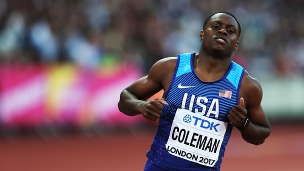 Christian Coleman was among those sanctioned by the Athletics Integrity Unit