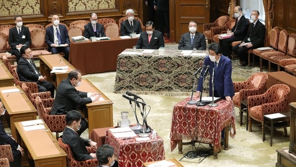 Shinzo Abe said he gave explanations 'contrary to the facts'