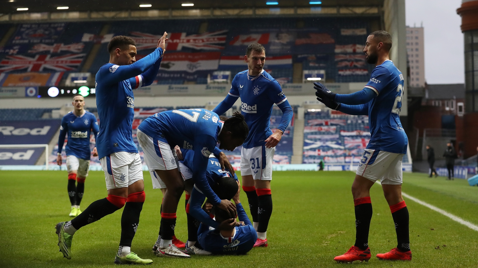 Willie Collum helps ex-Rangers star to first Champions League goal