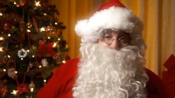 Santa made a special appearance on the Christmas Eve RTÉ Six One News