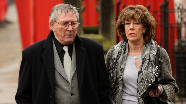 Mark Eden pictured with actress Sue Nicholls