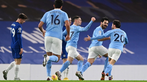 City impressed in a 3-0 win over Chelsea on Sunday