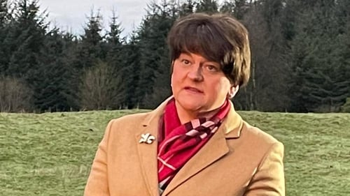 Arlene Foster said she believes the protocol played a big role in her ousting as DUP leader earlier this year