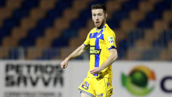 Jack Byrne made his debut for Apoel Nicosia following his Shamrock Rovers departure