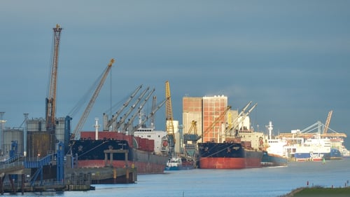 Belfast port is one of the main points of entry for goods into the north