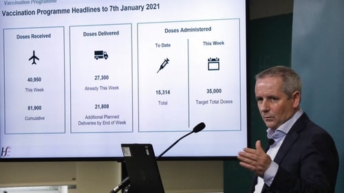 The HSE said it would continue to administer the Pfizer/BioNTech vaccine on a two-dose schedule within 21 days