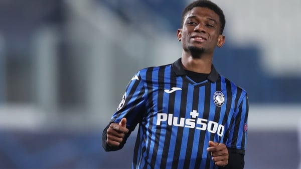 Amad Diallo in action for Atalanta in the Champions League