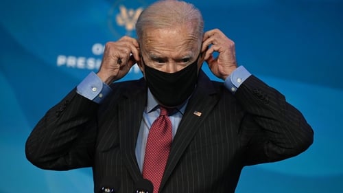 Joe Biden has made a plea to Americans to wear masks for 100 days when he becomes president