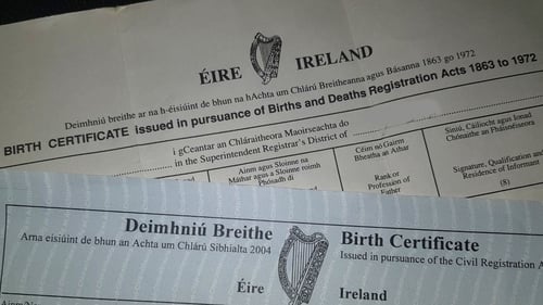Commission of Investigation into Mother and Baby Homes acknowledged the right of adopted people to their birth cert