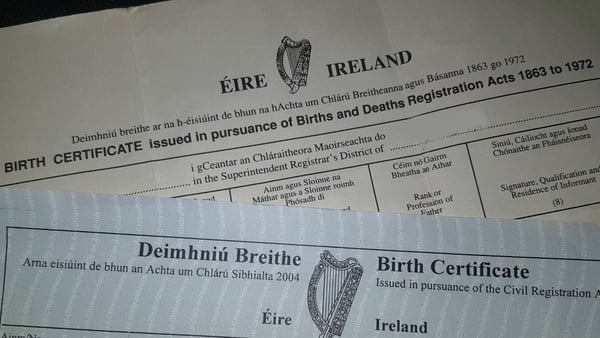 The Birth Information and Tracing Bill would enable those seeking their identities access to their birth certificates, birth and early life information