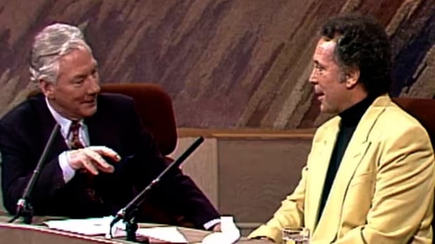 Gay Byrne and Tom Jones on The Late Late Show (1991)