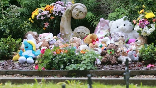 Mother-and-baby home floral tributes in Bessborough, Cork