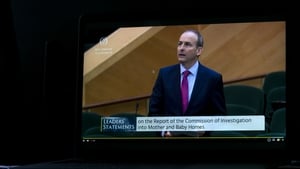 An Taoiseach Micheál Martin giving a State Apology in the Dáil after the findings laid out in the report of the Commission of Investigation into Mother and Baby Homes