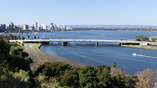 The man was swimming in Swan River when the attack occurred