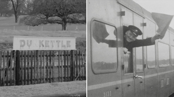 Dunkettle Railway Station in Cork, 1966.