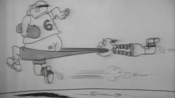 Rugby animation by Terry Willers, Newsbeat (1971)