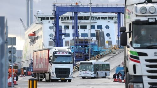Volumes have been steadily increasing at Dublin Port, but are still around half of what they were this time last year (Pic: RollingNews.ie)