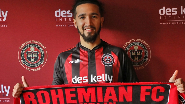 Bastien Héry has joined from Linfield. Credit: Bohemian FC