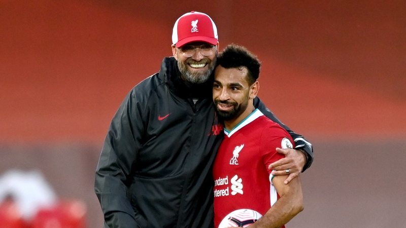 Jurgen Klopp is happy with how Mo Salah's contract talks are proceeding