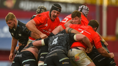 Munster's maul, seen here against Ospreys earlier this season, has been identified as an attacking weapon by Leinster