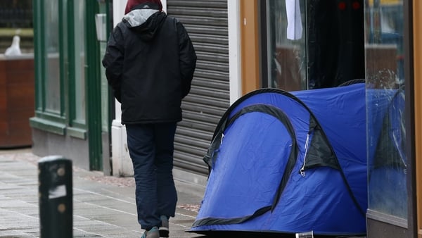 Some 8,914 people were in emergency accommodation in December, down 185 or 2% on the previous month (File pic: RollingNews.ie)