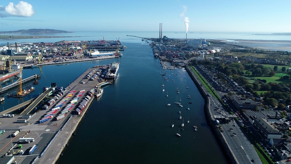 Dublin Port: 'the Irish Sea is currently projected to submerge the port by 2050 and place an existing 20,000 homes at risk.'