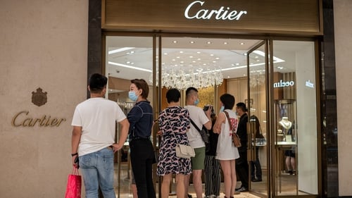 Sales rose to €5.658 billion in Richemont's third quarter, a 32% increase when currency swings were removed