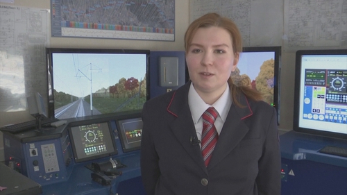 Muscovite Sofia Dorofeyeva has become an assistant train driver