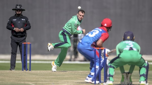 Andy McBrine was the pick of the Ireland bowlers, taking an impressive five for 29 (photo/Abu Dhabi Cricket)