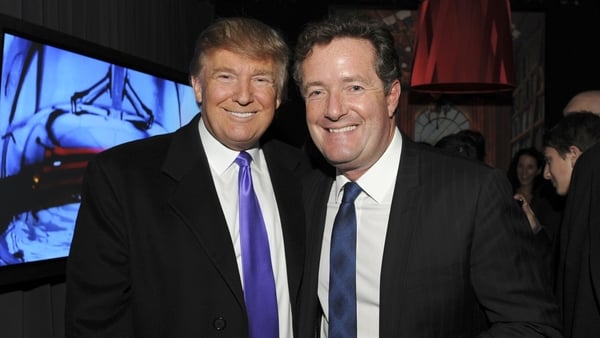 Donald Trump and Piers Morgan