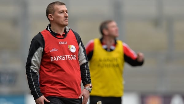Mullally, pictured as Mount Leinster Rangers coach in 2014