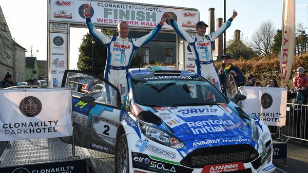 Craig Breen and Paul Nagle won the last Clonakilty West Cork Rally to take place, in 2019