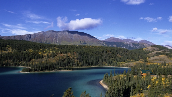 The Yukon territory is sparsely populated