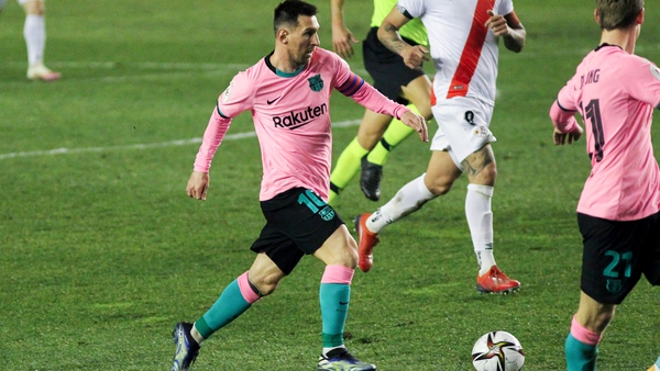 Messi was to fore for Barca after his two-match ban