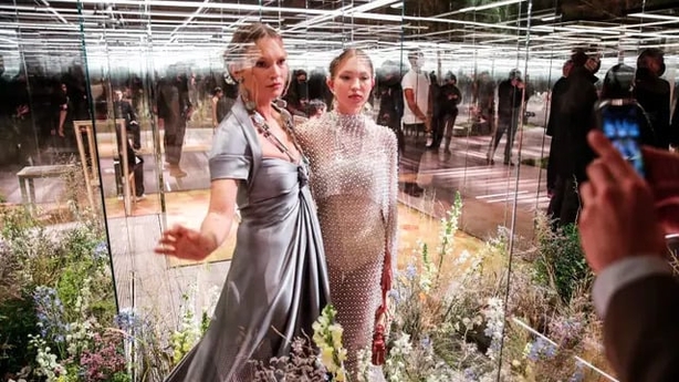 Kate and Lila Moss at Fendi 