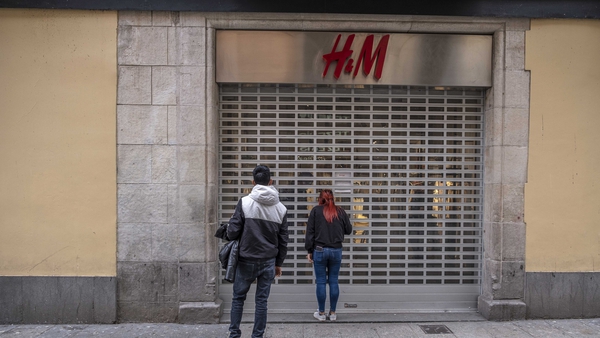 Up to a third of H&M's around 5,000 stores were temporarily closed in December and January